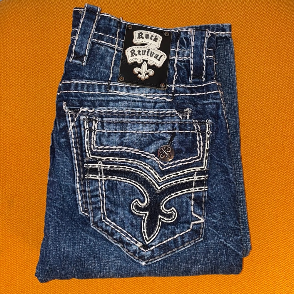 Rock Revival Men’s Dark Wash Jeans